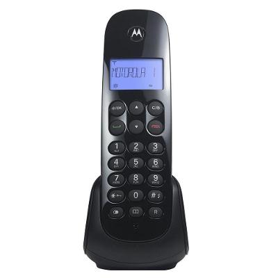Telefone Sem Fio Moto700 com Identificador de Chamadas Digital Preto Motorola Bivolt