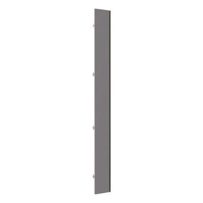 Porta Para Closet Individual 25cm Inox Cinza Puro