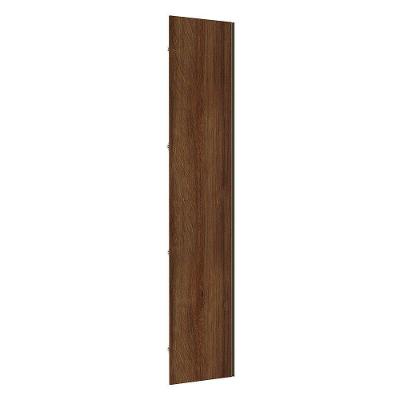 Porta Para Closet Individual 50cm Inox Nogueira Dourado