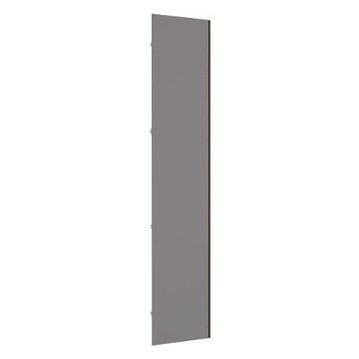 Porta Para Closet Individual 50cm Inox Cinza Puro