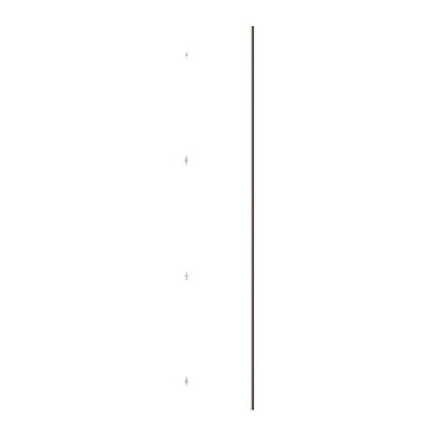 Porta Para Closet Individual 50cm Champagne Branco Mat