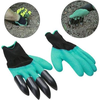 Luva De Jardinagem Com Garras Protege Cava Planta Garden Genie Gloves