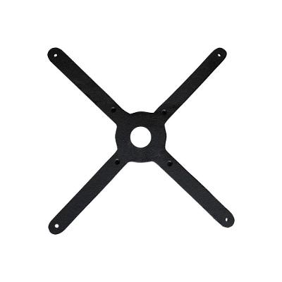 Trava De Mesa Base Verona Jardim Em Ferro Fundido 42X42Cm.