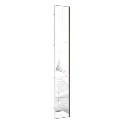 Porta Para Roupeiro Canto 40cm Champagne C/ Espelho Espelho