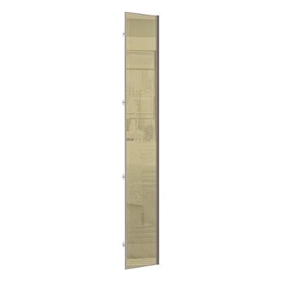 Porta Lateral Para Roupeiro 4 Portas Champagne Bronze