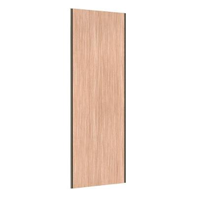 Porta De Correr Closet 80cm Inox Sem Kit Ferragem Cumaru