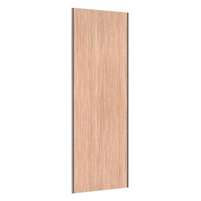 Porta De Correr 80cm Champagne Sem Kit Ferragem Cumaru