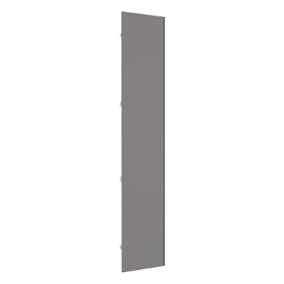 Porta Para Closet Individual 50cm Champagne Cinza Puro
