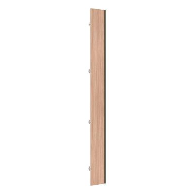 Porta Para Closet Individual 25cm Inox Cumaru