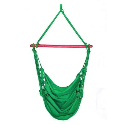 Cadeira Rede Balanço De Teto Suspensa Várias Cores Cor:Verde Bandeira