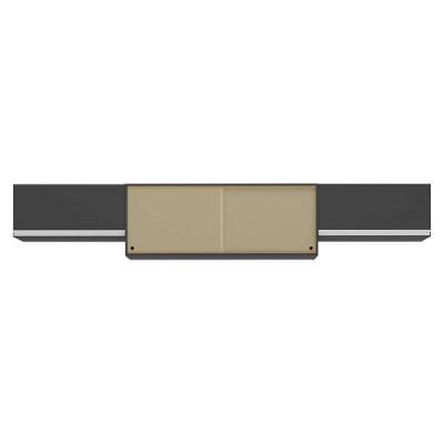 Kit 3 Armários De Cozinha Aéreos 4 Portas Veneza Multimóveis Mp2152 Preto/branco Preto/branco
