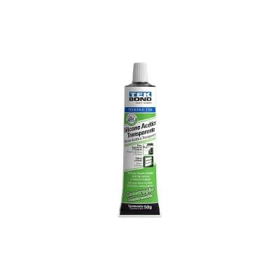 Adesivo De Silicone Acético Construção 50g Transparente - Tekbond