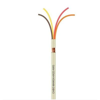 Cabo Manga 4x22 Awg Para Iluminação Led Rgb - 80 Metros