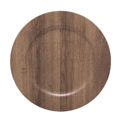 Sousplat Copa E Cia Galles Flat Wood Brown Brown