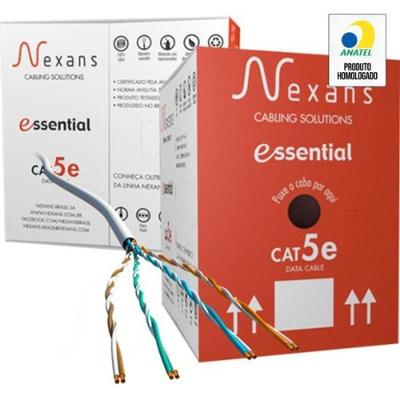 Cabo De Rede Cat.5E Cmx 305M Branco Nexans - Cx / 305