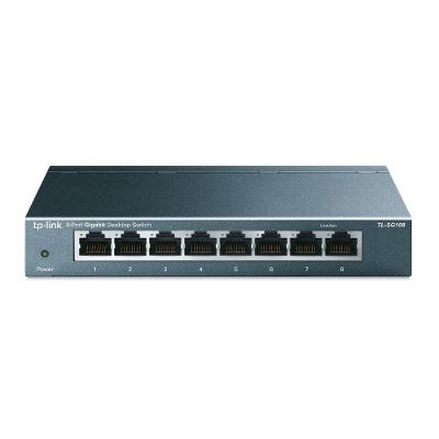 Switch 8 Portas Gigabit De Mesa 10/100/1000 Mbps Tl-Sg108 Sm