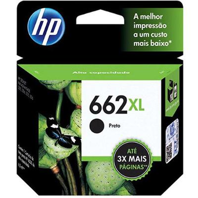 Cartucho Hp Tinta 662Xl Preto Cz105Ab