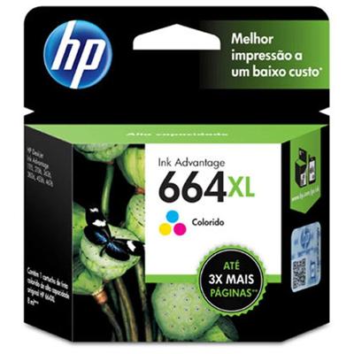 Cartucho Hp 664Xl Colorido F6V30Ab