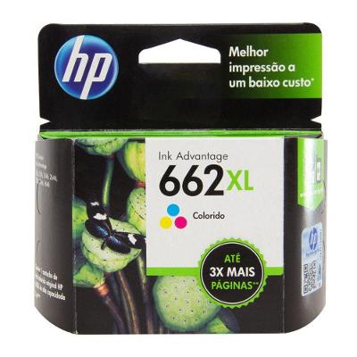 Cartucho Cz106ab Tricolor (662xl) Hp Ciano Magento E Amarelo