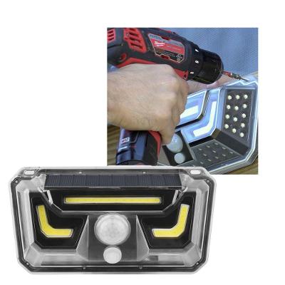 Luminaria Solar Sensor Bionico Movimento Spot Externo Lampad