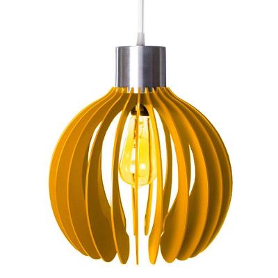 Luminária Teto Lustre Pendente Balcão Cozinha Sala Paquistão Cor:amarelo.