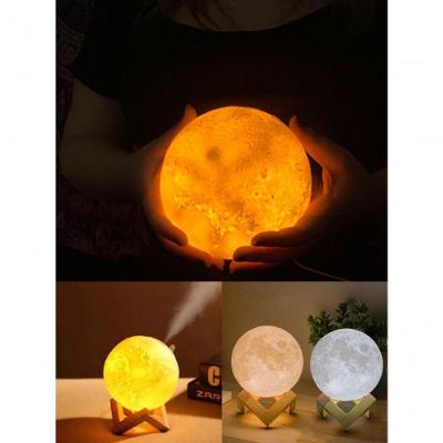 Luminária Umidificador Lua Cheia 3d