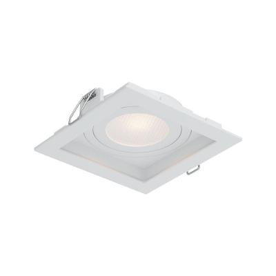 Embutido Quadrado Ar70 Gu10 Recuado Branco