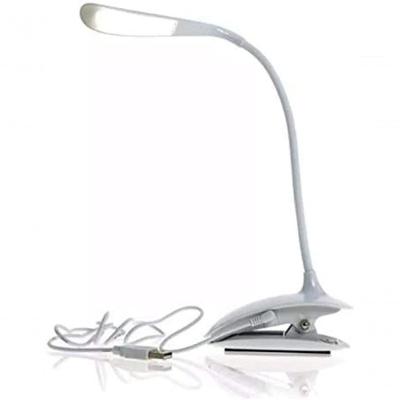 Luminária De Mesa Touch De Led Nsbao Com Presilha Cabo Usb Garra
