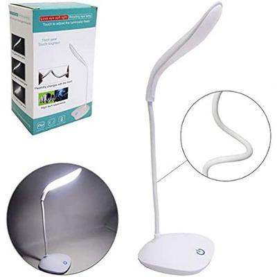 Luminária Touch Sem Fio 3 Níveis Luz 12 Led Leitura Recarregável Mesa