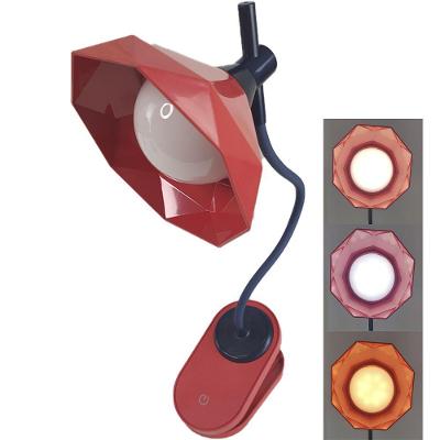 Luminaria De Mesa C/ Garra Flexivel Presilha Touch Led