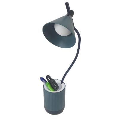 Luminaria De Mesa Porta Objetos Led Articulada 3 Cores