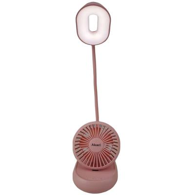 Luminaria Ventilador Ajustavel Led 2 Em 1 Flexivel de Mesa