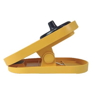 Luminária De Mesa C/Garra Led Articulavel 3 Cores Geométrica