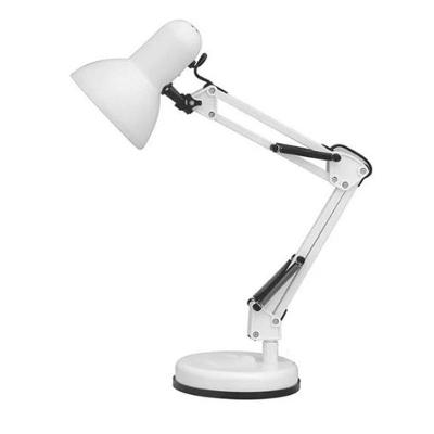 Luminaria Mesa Articulada Regulavel Base Metal Branca