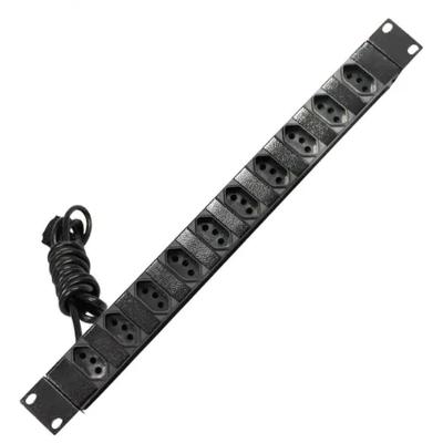 Régua Elétrica Max Eletron 19" 8 Tomadas 10 Amperes