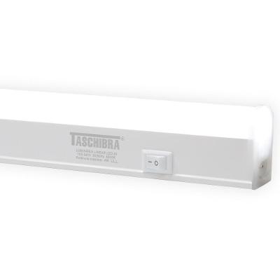 Luminária Led Taschibra Linear Com Interruptor 30cm Bivolt 6500k Luz Fria