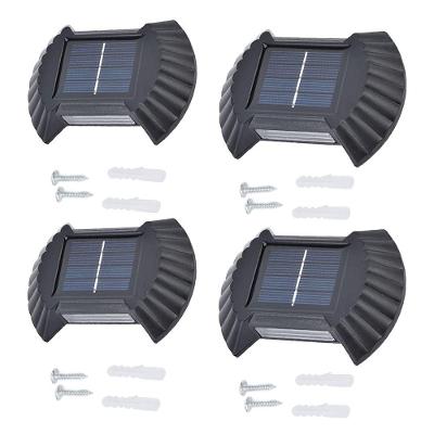 Luminaria Solar Arandela Parede Spot Balizador Kit 4 Und
