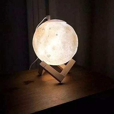 Luminária Abajur E Umidificador E Aromatizador Lua Cheia 3d