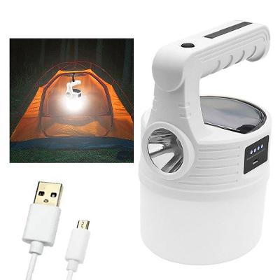 Luminaria Solar Lanterna Usb Led 2X1 Dupla Gancho