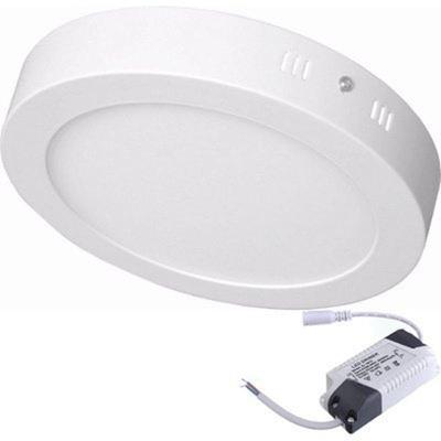 Kit 5 Painéis Led Sobrepor 24w Redonda Branca Fria Bivolt
