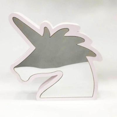 Luminaria 3d Infinito Espelho Led Unicornio Luz Profundidade