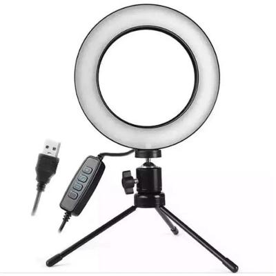 Iluminador Ring Light Tripé Mesa Profissional Youtuber