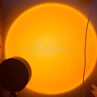 Mini Ring Light Sunset Projetor Lâmpada Usb
