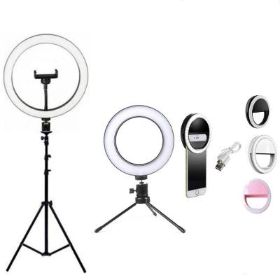 Ring Light Iluminação Portátil Com Tripé Filmagem Celular