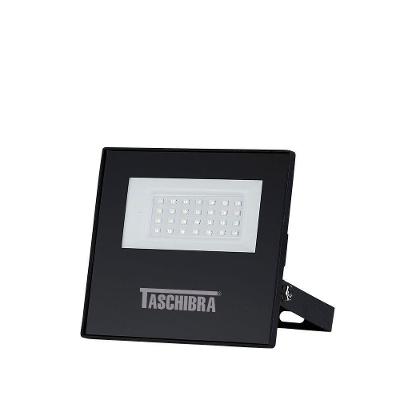 Refletor Led 30w Taschibra Tr Slim Preto 6500k