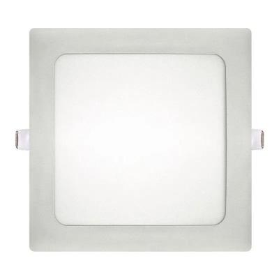 Kit 2 Painéis Led Embutir 12w Quadrado Branco Frio Bivolt