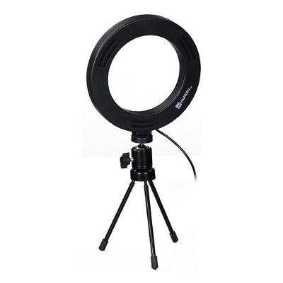 Ring Light Iluminador 16Cm + Mini Tripé