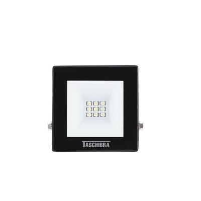 Refletor Tr Led 10w Slim Preto - Taschibra 6500k (branca)