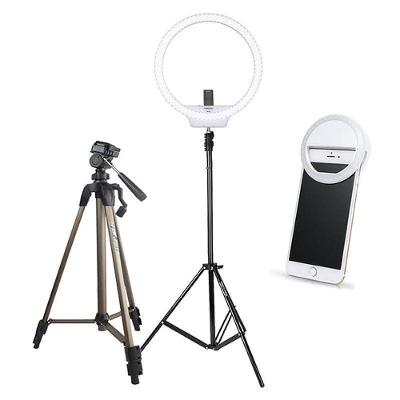 Iluminação Youtuber Makeup Ring Light E Tripe