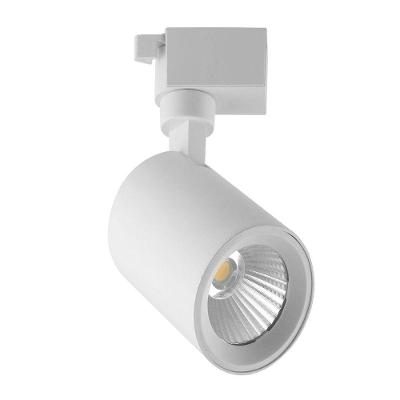 Trilho Eletrificado 1 Metro Com 4 Spot Led 10W Bivolt Da Lâmpada Branco Frio